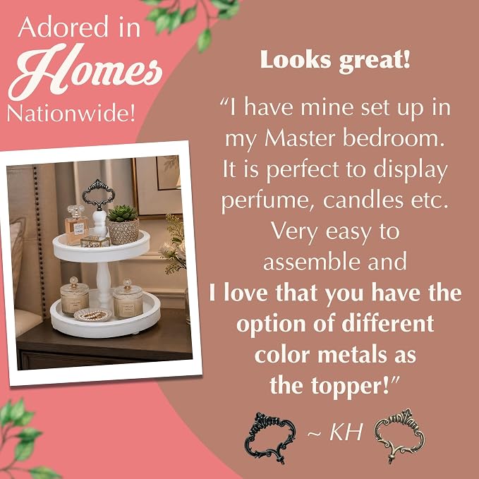 2 Tiered Tray Stand - Image 2