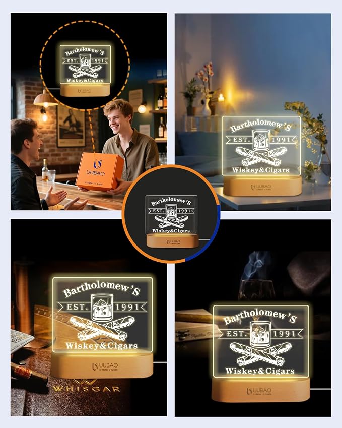 Personalized Cigars Smoking Room Signs - Image 7
