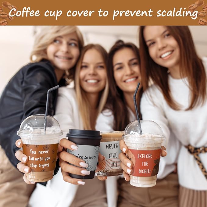 Dingion 200 Pack Coffee Cup Sleeves - Image 2
