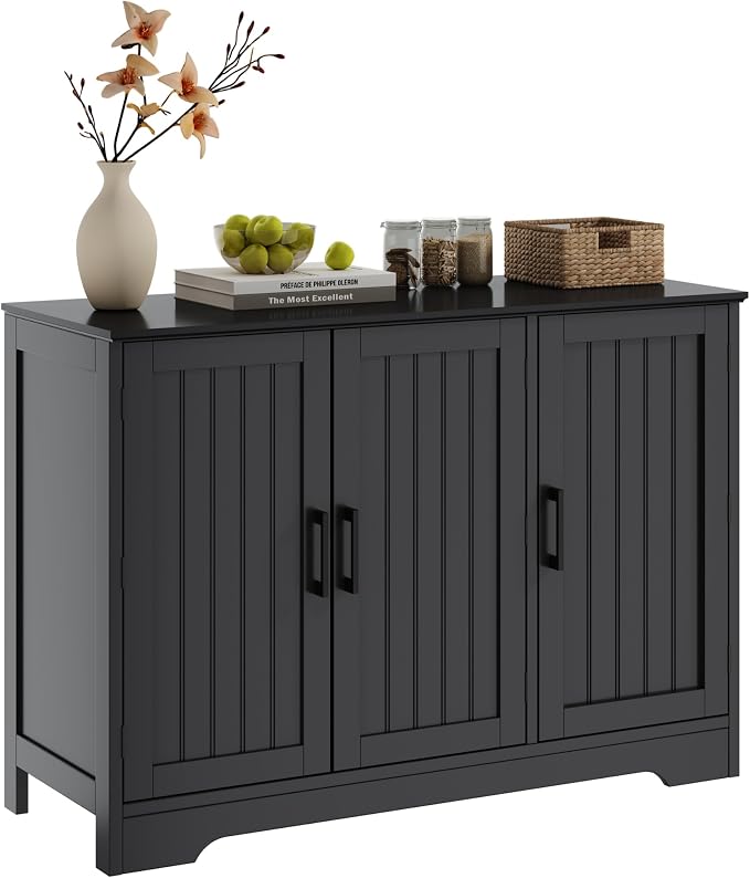 ChooChoo Modern Sideboard Buffet Cabinet, Coffee Bar Storage Cabinet by ChooChoo