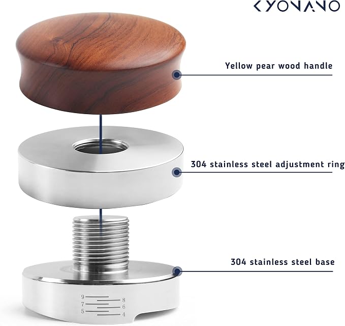 KYONANO Dalbergia Odorifera Wooden Coffee Distributor 51mm - Image 2