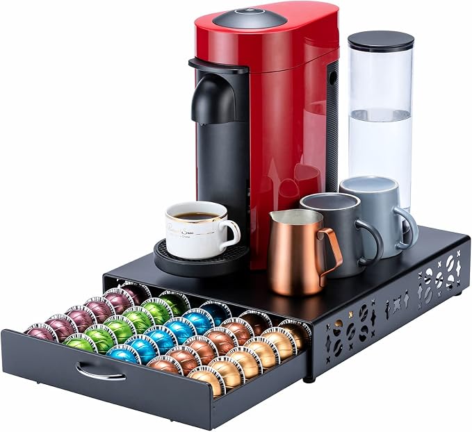 FlagShip for Nespresso Pod Holder Vertuo Capsule Storage Pod Organizer Coffee by FlagShip