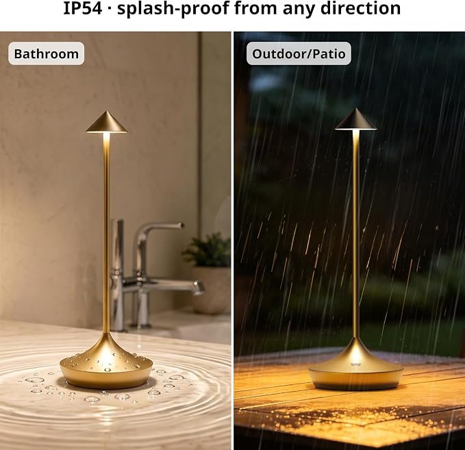 Cordless Rechargeable Table Lamp, 3 Color Temperatures 9 Lighting Modes - Image 8