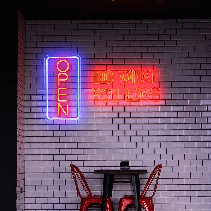Open Signs for Business, Neon Open Sign Led, 16.5"x 9", - Image 9