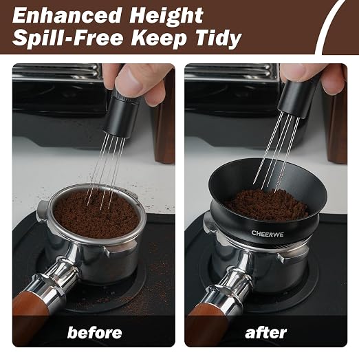 58mm Magnetic Espresso Dosing Funnel, Espresso Coffee Dosing Ring, 25mm - Image 2