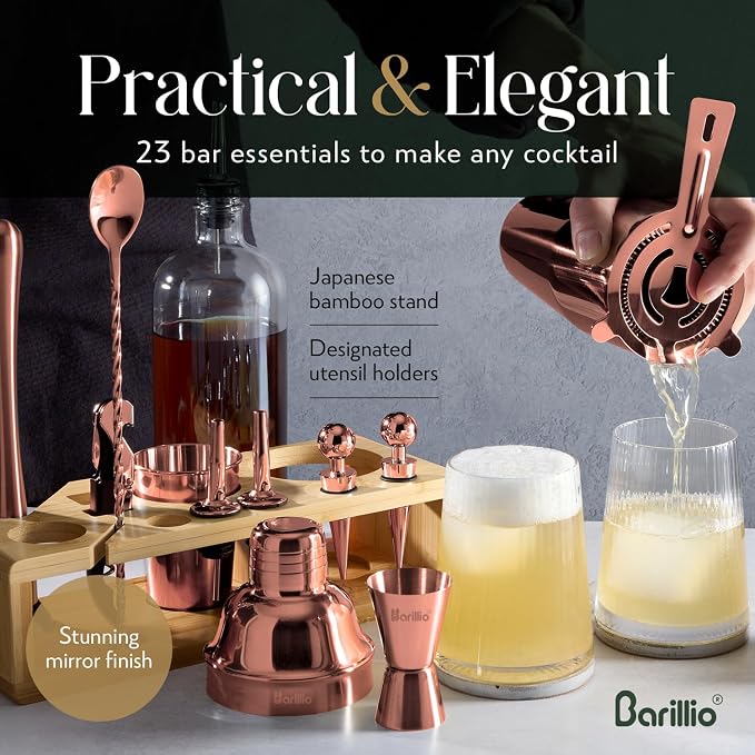 Barillio Rose Gold Bartender Kit - Image 4