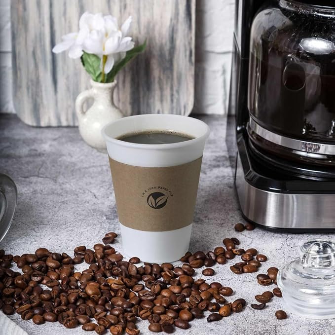 KTOB 12 oz Compostable Coffee Cups - Image 4