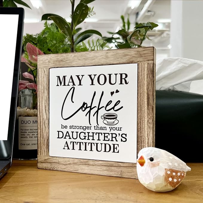Coffee Sign, Coffee Decor Set, Wooden Box Signs - Image 6