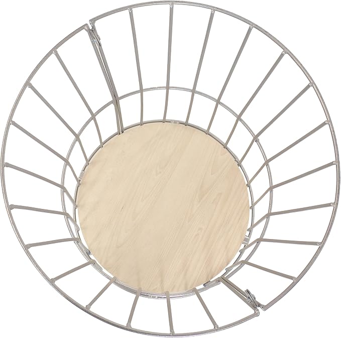 Sunnydaze 17.25-Inch H Modern Pedestal Wire Side Table - Image 9