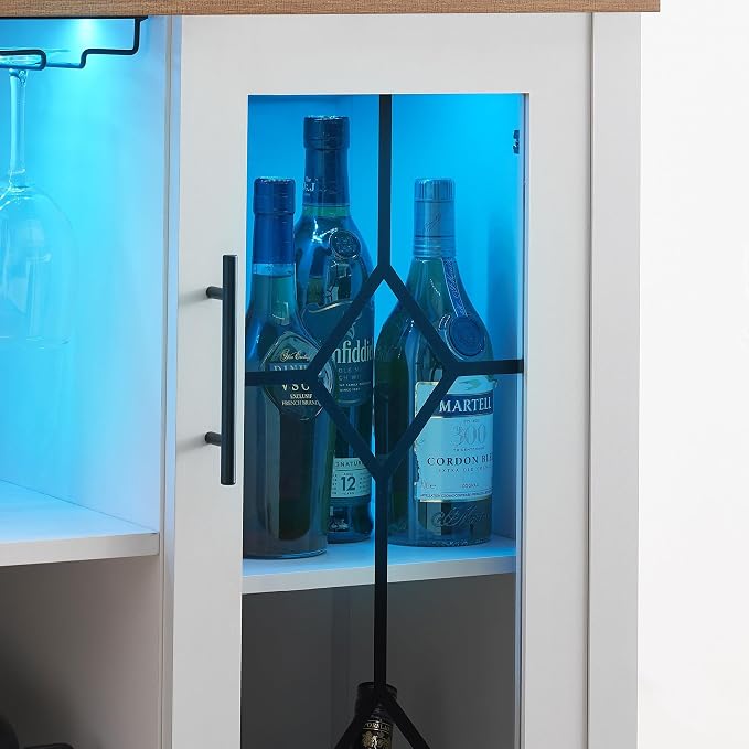 GarveeHome Wine Bar Cabinet - Image 5