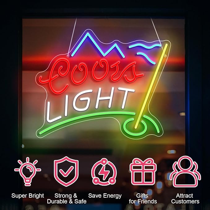 Golf Neon Sign for Wall Decor Led Business Signs Suitable for Man Cave Crs - Image 3