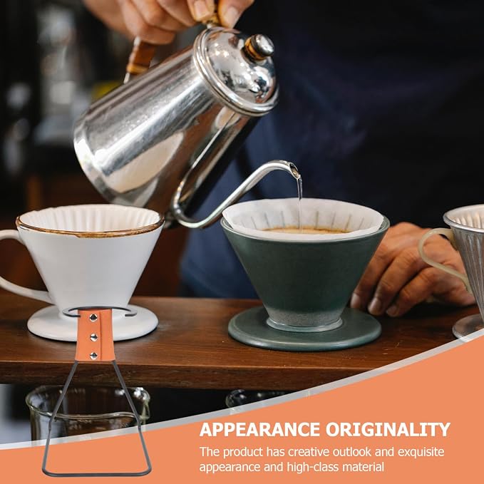 Coffee Dripper Stand Iron Base Adjustable Metal Filter Cup Rack - Image 5