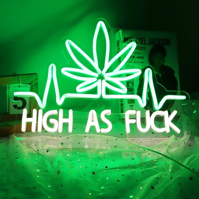 Leaf Weed Neon Signs LED Neon Lights Signs by JFLLamp