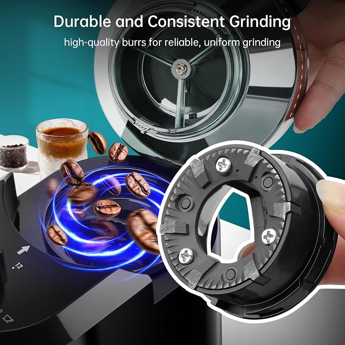 Wancle Electric Burr Coffee Grinder - Image 6