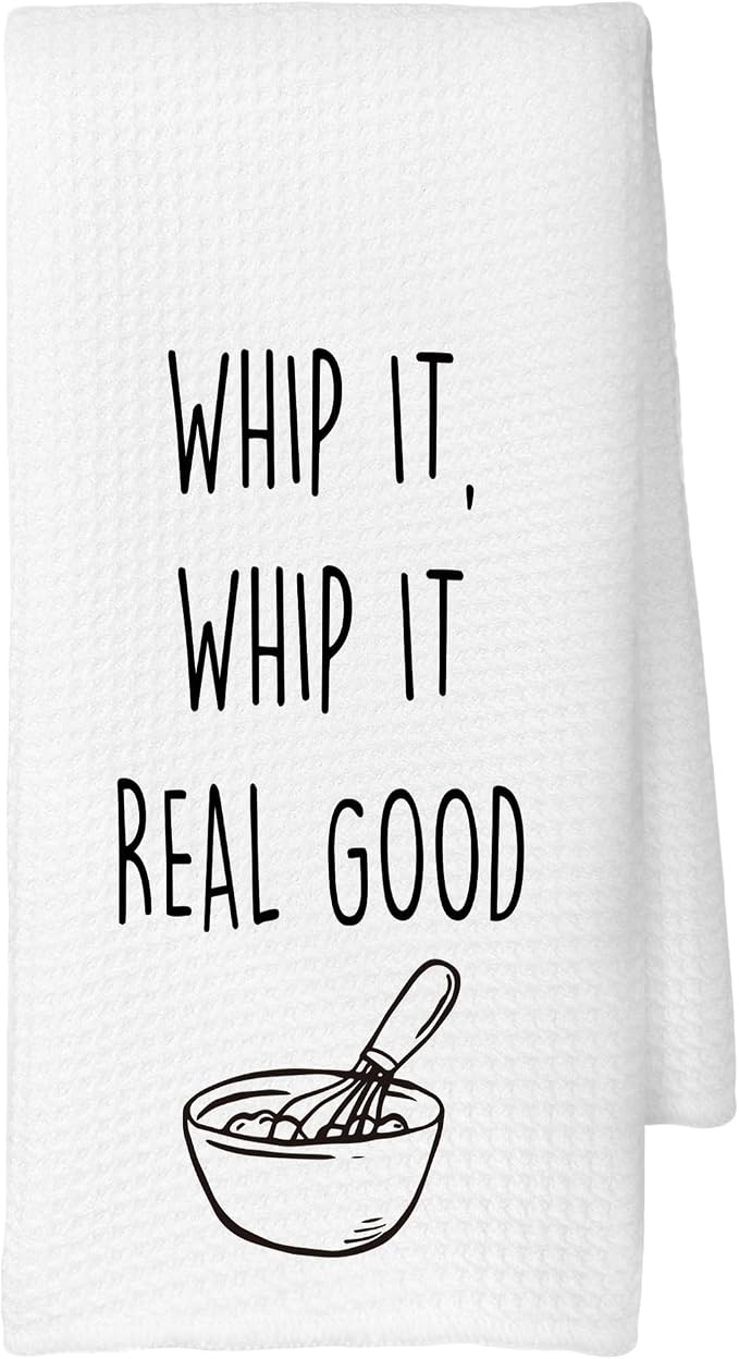 Funny Humorous Baking Kitchen Towels, Adults Humor Gifts by CUANFDDSF