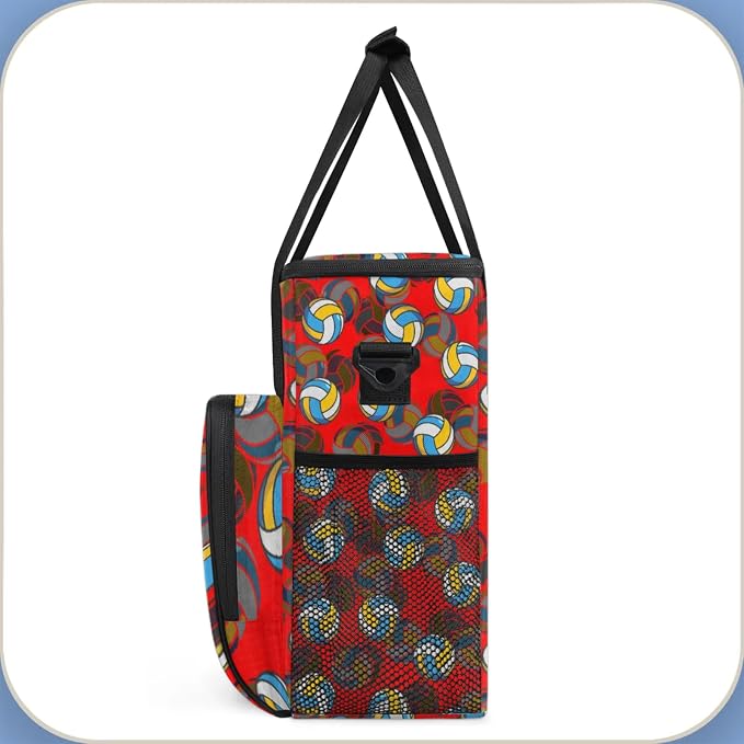 Volleyball Coffee Maker Travel Bag, Volleyball Large Carrying Storage Case - Image 4