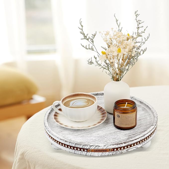 Decor Decorative Round Tray 11.81in - Image 4