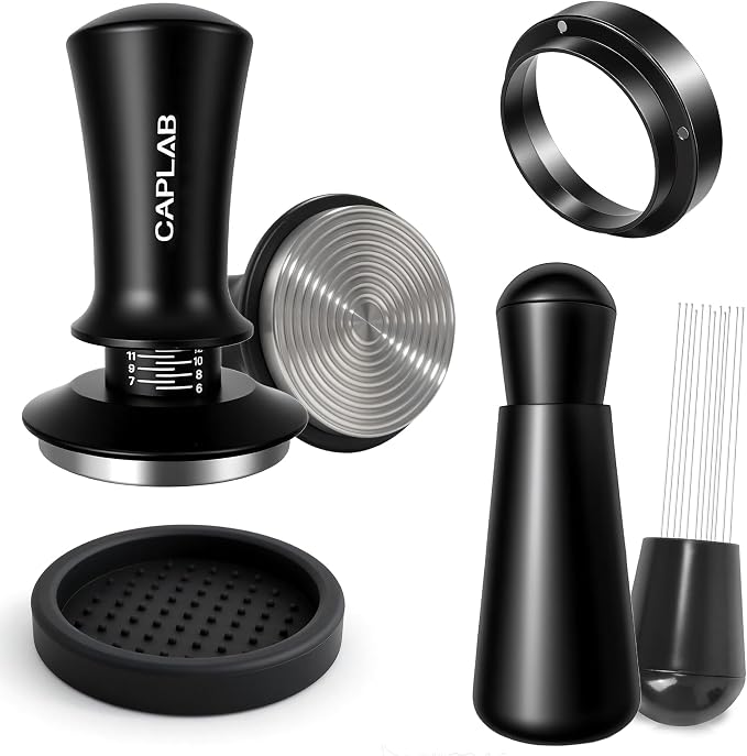 51mm Espresso Accessories Kit, Spring Loaded Calibrated Tamper, WDT Tool by Unknown