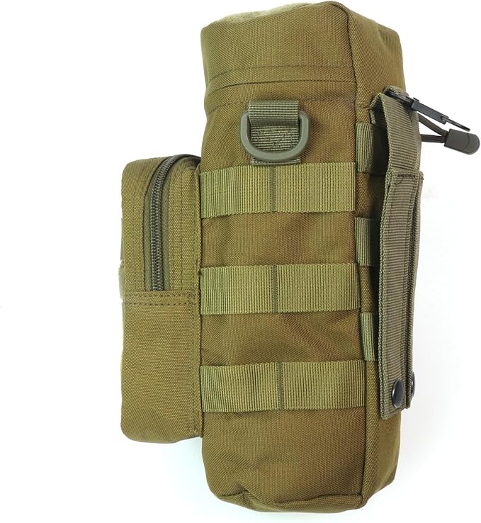 Tactical Military MOLLE Water Bottle Pouch H2O Hydration Carrier Holder - Image 2