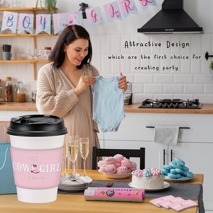 20 Counts A Baby Is Brewing, Coffee Cup Sleeves - Image 4