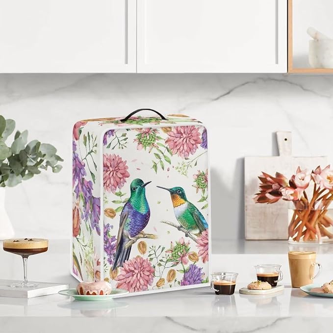 Bird Flower Coffee Machine Covers - Image 4