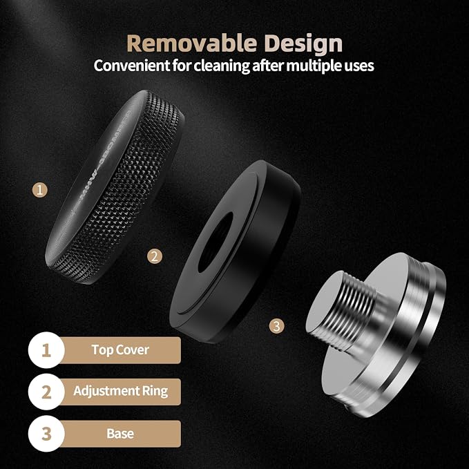MHW-3BOMBER Espresso Distribution Tool 51mm, Espresso Distributor fit 51mm - Image 4