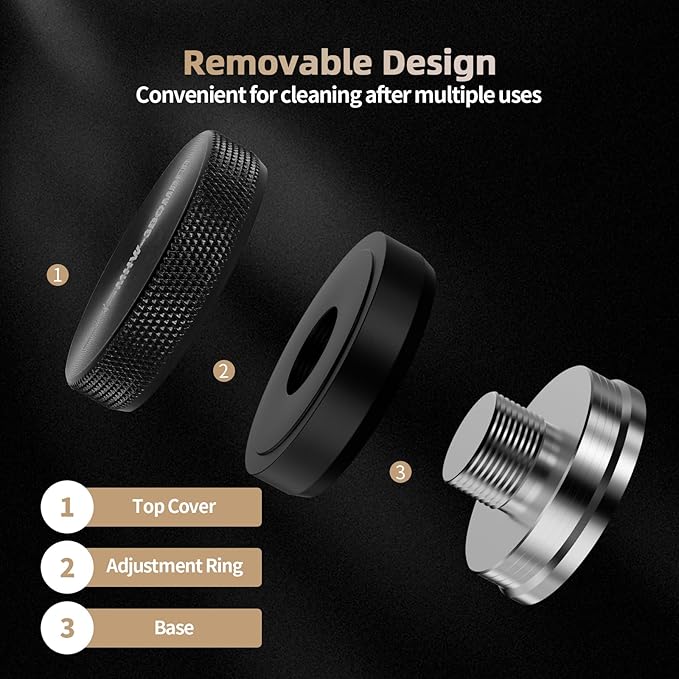 MHW-3BOMBER Coffee Distributor 54mm, 53.35mm Espresso Distribution Tool fit - Image 4