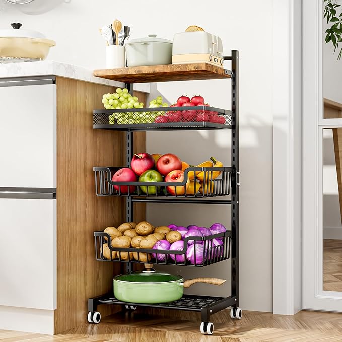 HapiRm Fruit Basket Kitchen Cart by HapiRm