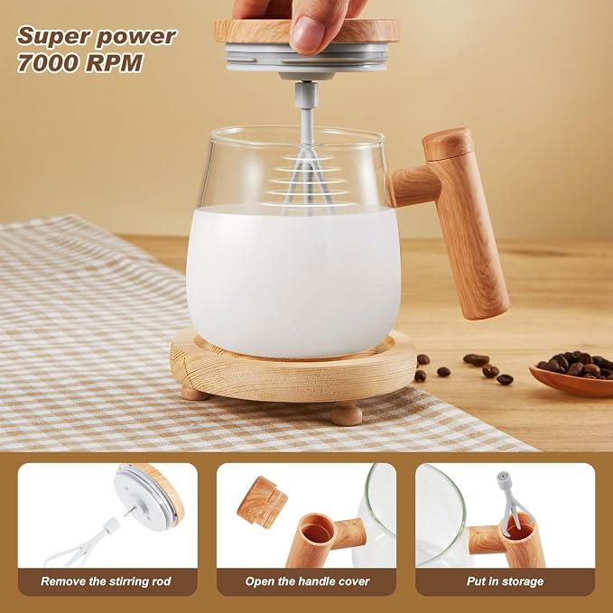 Maxcheck 2 Pcs Self Mixing Coffee Mug - Image 5