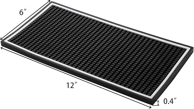 Jucoan 4 Pack Bar Mat for Countertop, Coffee Bar Mat Drying Mat for Home Bar - Image 2