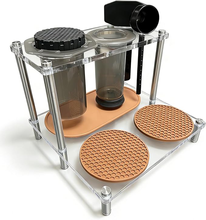 Organizer Stand for AeroPress, Coffee Bar Station, Storage Solution Fits by HAPYCAPY