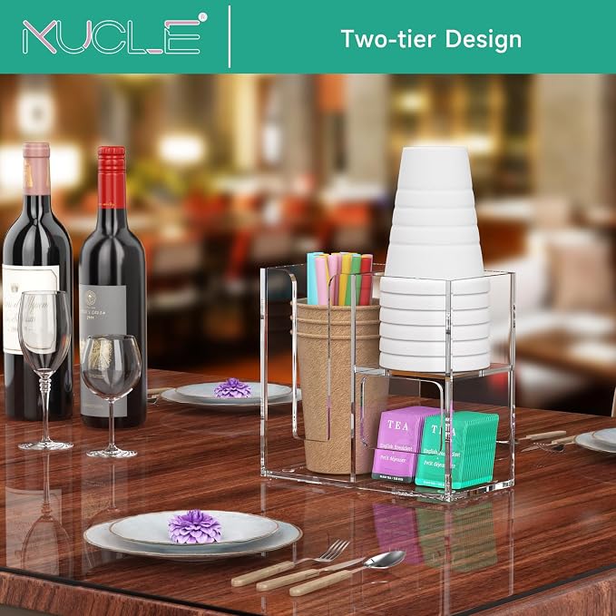2-Tier Coffee Station Organizer - Image 6