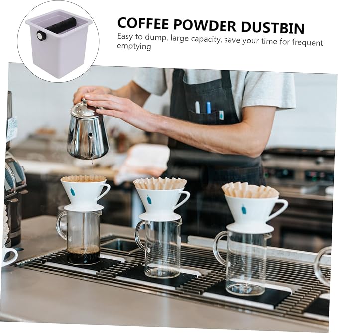 1Pc Compact Coffee Grounds Bucket - Image 3