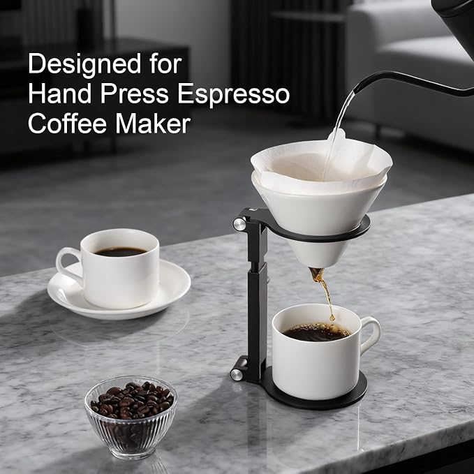 Pour Over Coffee Maker Stand, Adjustable & Foldable Portable Electric Espresso - Image 5