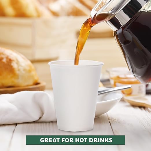 Freshware Coffee Cups 16 oz Disposable Paper Cups - Image 4