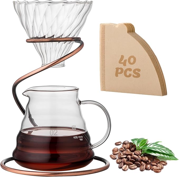 Coffee Pour Over Set – Complete Pour Over Coffee Maker by shoxil