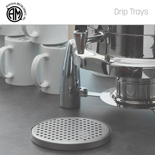 American Metalcraft DT3 Stainless Steel Drip Tray, 5.5"L x 5.5"W x 0.37"H - Image 6