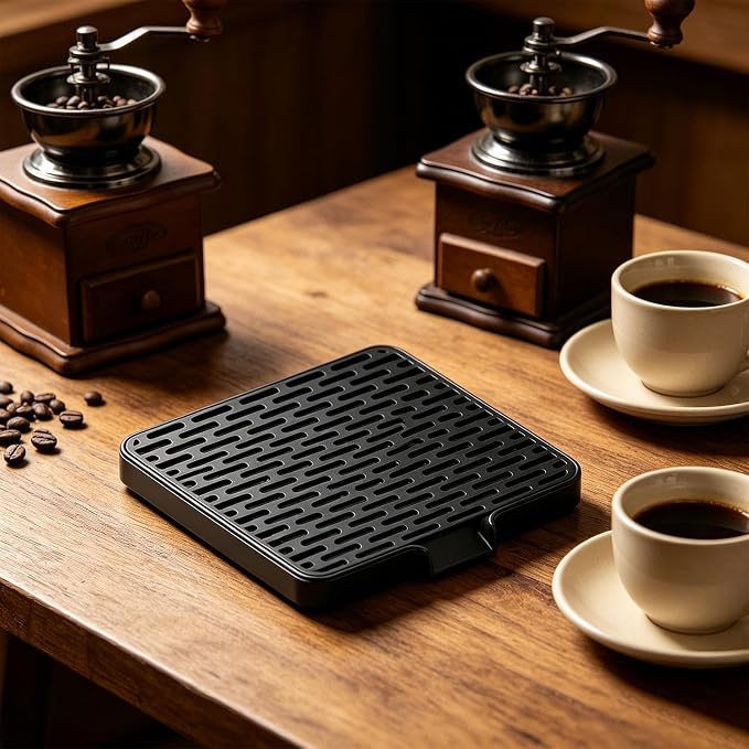 Silicone Coffee Scale Mat, Waterproof Drip Catcher, 4.9x4.5 Inches Tray - Image 4
