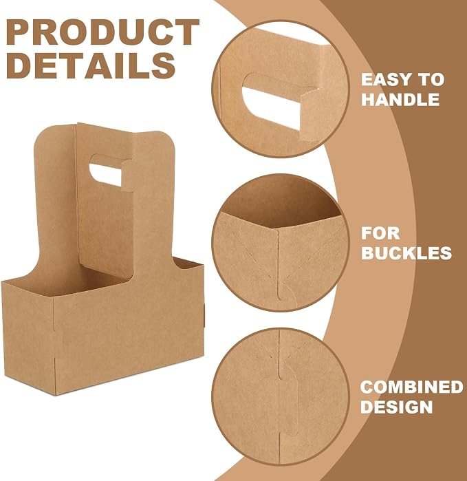 PATIKIL Drink Carrier with Handle - Image 3