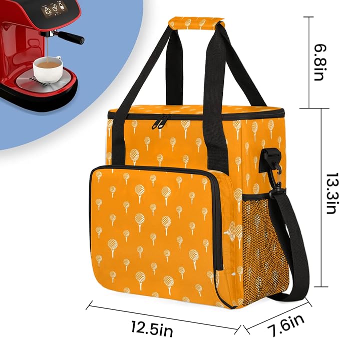 Golf Ball Coffee Maker Travel Bag, Golf Ball Large Carrying Storage Case - Image 2