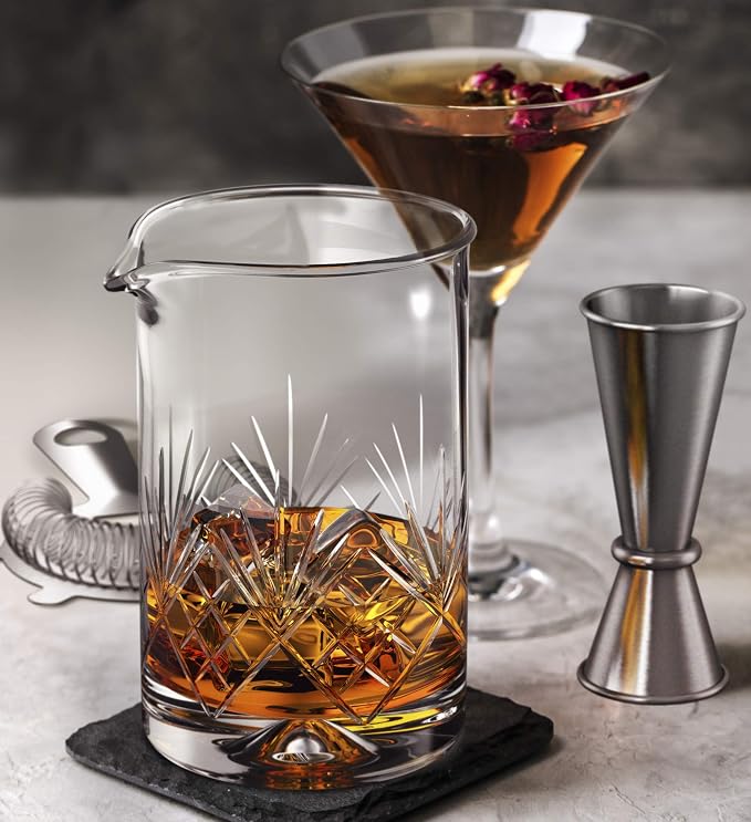 Mofado. Premium Crystal Cocktail Mixing Glass/Cocktail Shaker 18oz - Image 2