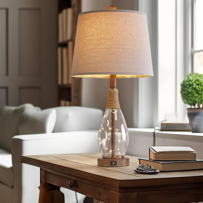 OYEARS Bedside Table Lamps Set of 2 - Image 9