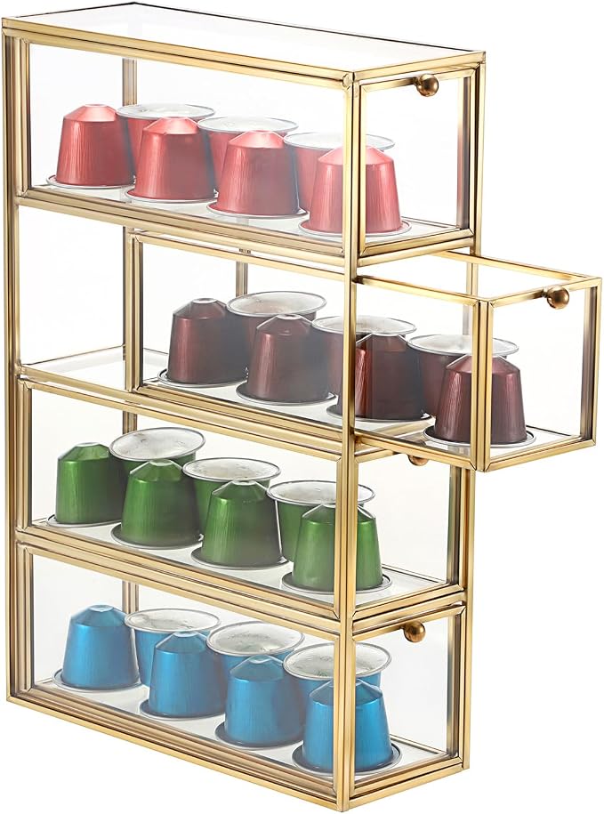 ELLDOO Coffee Pod Holder with 4 Drawers by ELLDOO