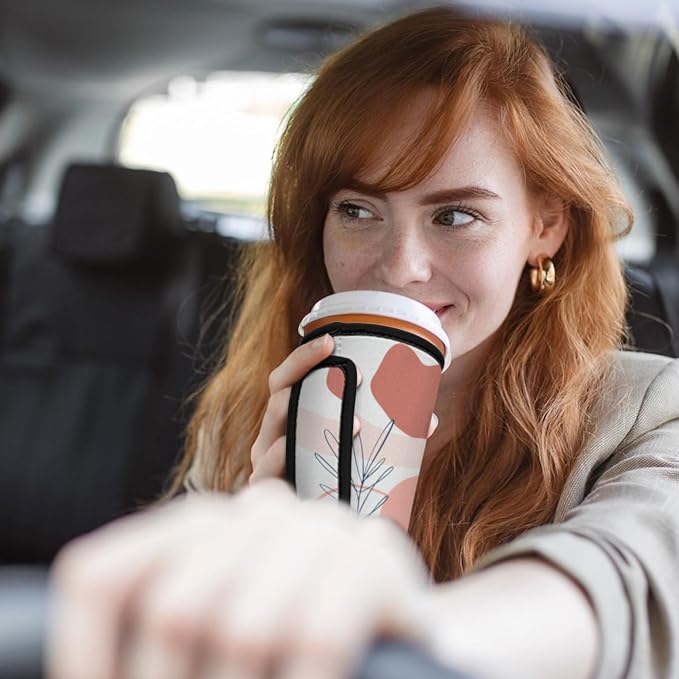 Reusable Insulated Neoprene Iced Coffee Sleeve - Image 5