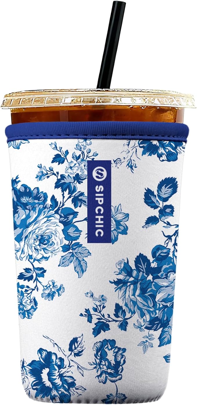 Iced Coffee Sleeve – Neoprene Reusable Cup Sleeves by Unknown
