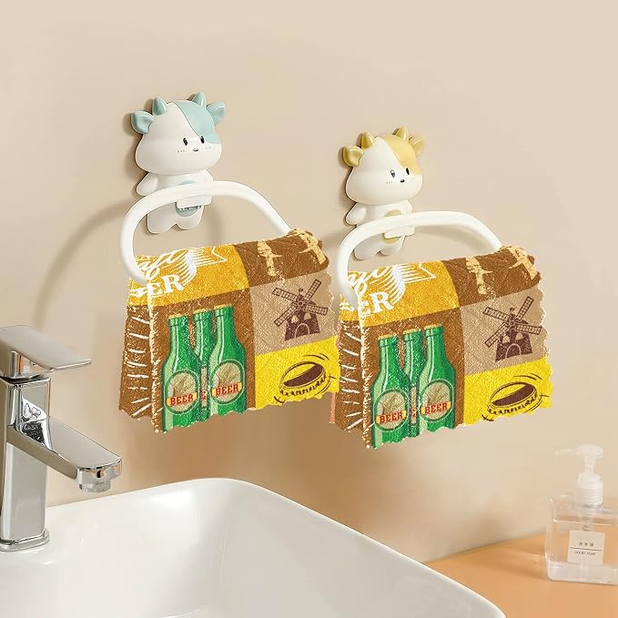 ALAZA Dish Towels Kitchen Cleaning Cloths Vintage Beer Dish Cloths Absorbent - Image 5