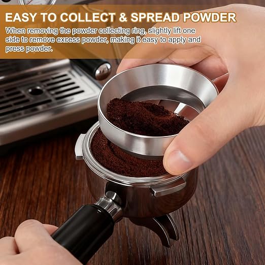 uxcell 58MM Espresso Dosing Funnel Set, 2.76 x 0.87 Dosing Funnel - Image 5