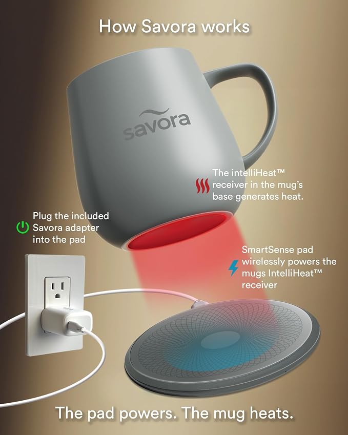 12oz IntelliHeat™ Coffee Mug | Barista’s Choice | Exclusive Wireless SmartSense - Image 2