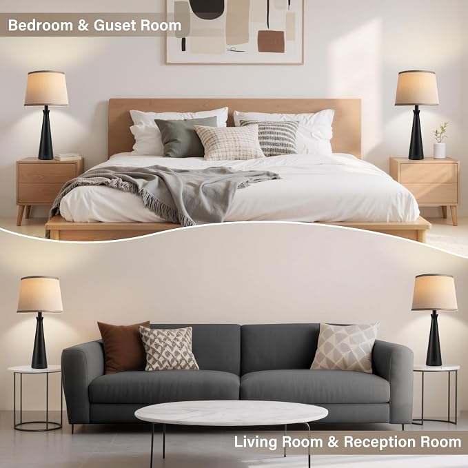 Seealle Modern Table Lamps Set of 2 - Image 5