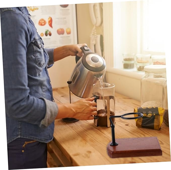 Mikikit 1pc Hand Coffee Dripper Stand Base Compatible Coffee Filter Cups - Image 4